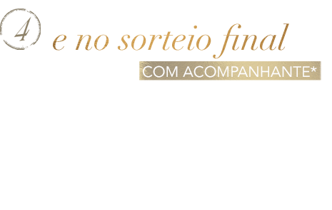 Passo 4: no sorteio final, concorra a duas viagens com acompanhante para Capri ou Santorini.